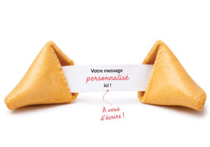 Fortune cookies messages personnalisés