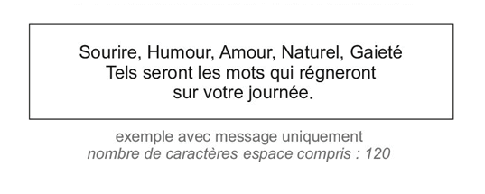 Personnalisation des messages