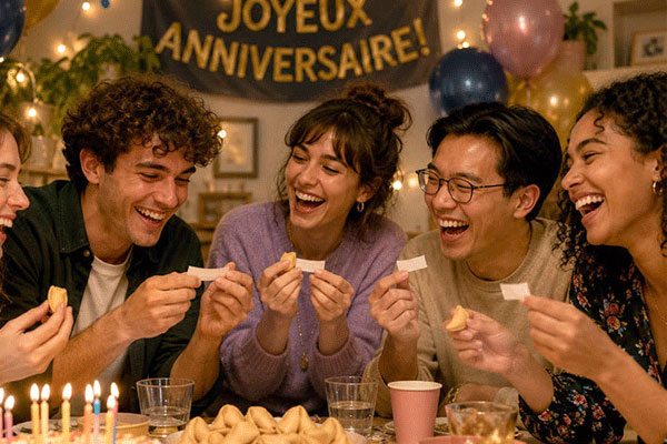 Fortune cookies pour anniversaire