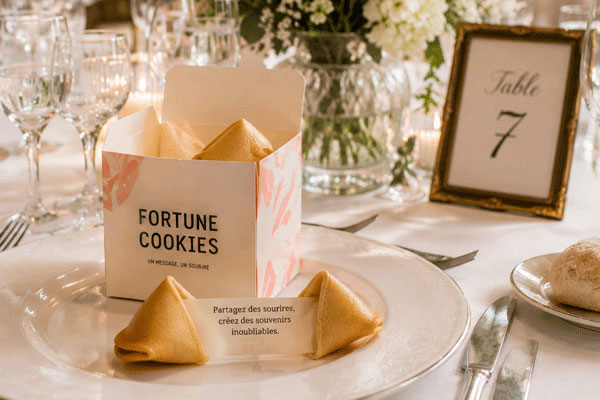 Fortune cookies pour Réception et banquet