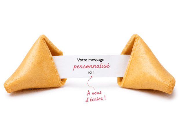 Fortune cookies personnalisés