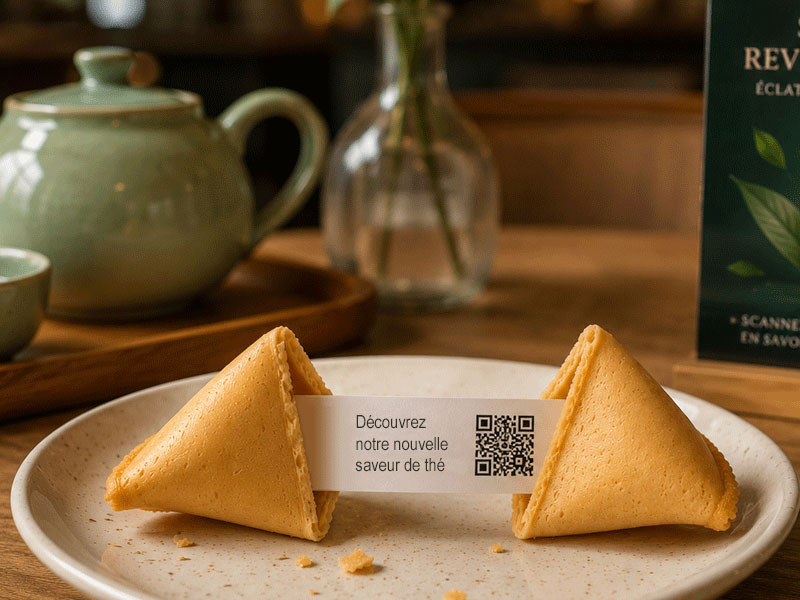Fortune cookie personnalisé