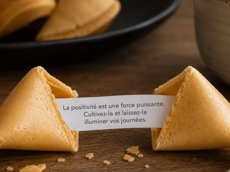 Fortune cookie personnalisé