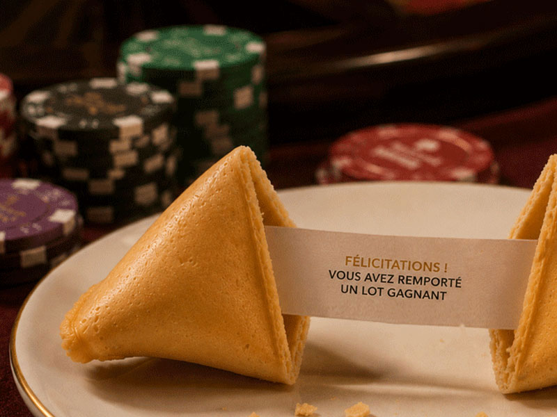 Fortune cookie personnalisé