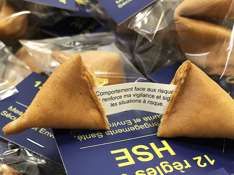 Fortune cookie personnalisé