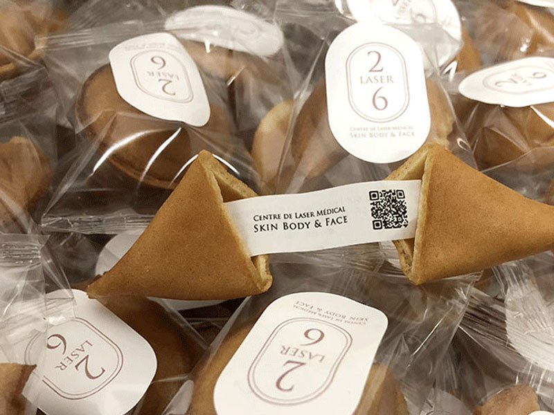 Fortune cookie personnalisé